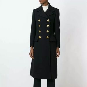 Alexander McQueen Heavy Wool Double Breasted Coat